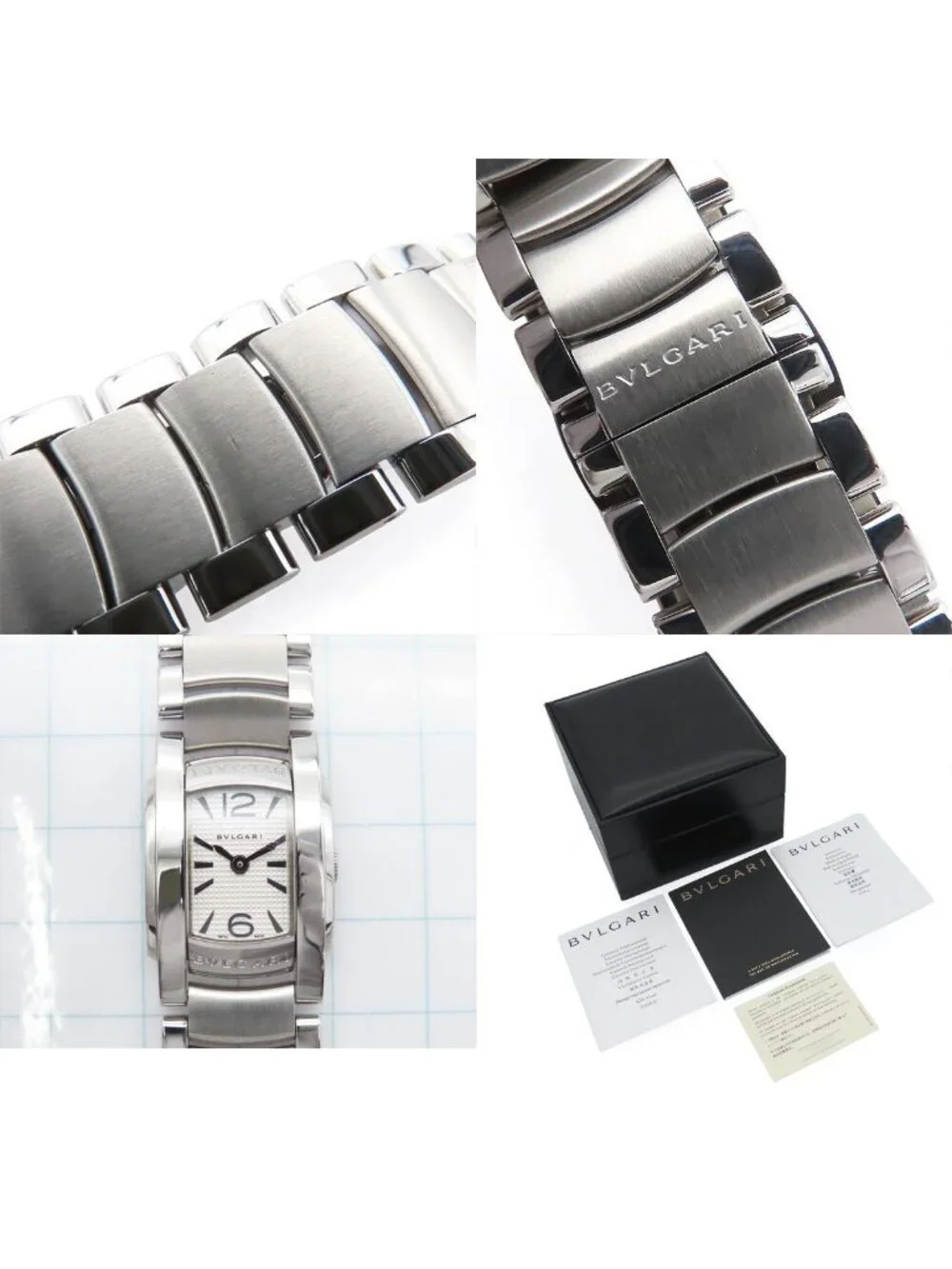 Bvlgari Assioma D White SS Watch Quartz